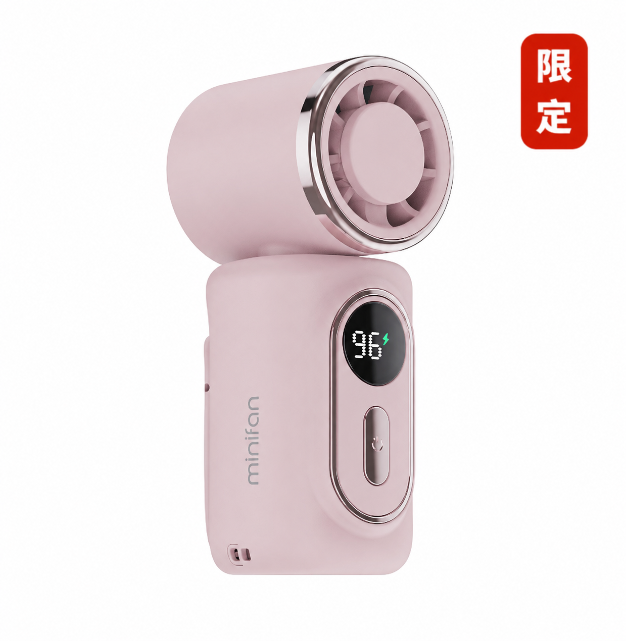 NOKOFAN™【売上No.1】5段階送風ハンディファン｜180°回転・超強風モデル